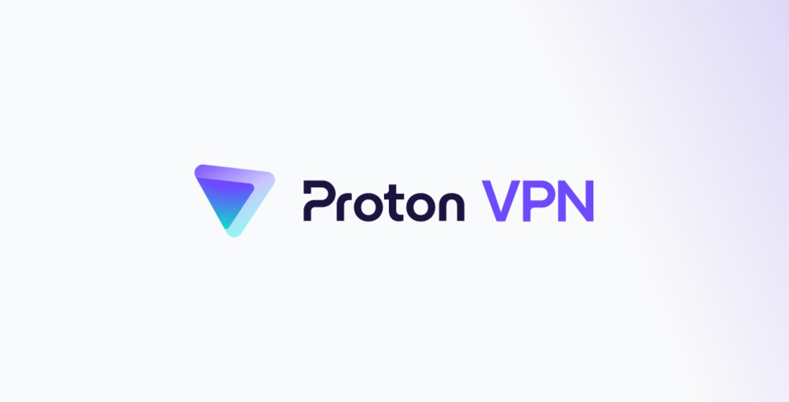 Official Proton VPN logo and wordmark from the Proton media kit, light background