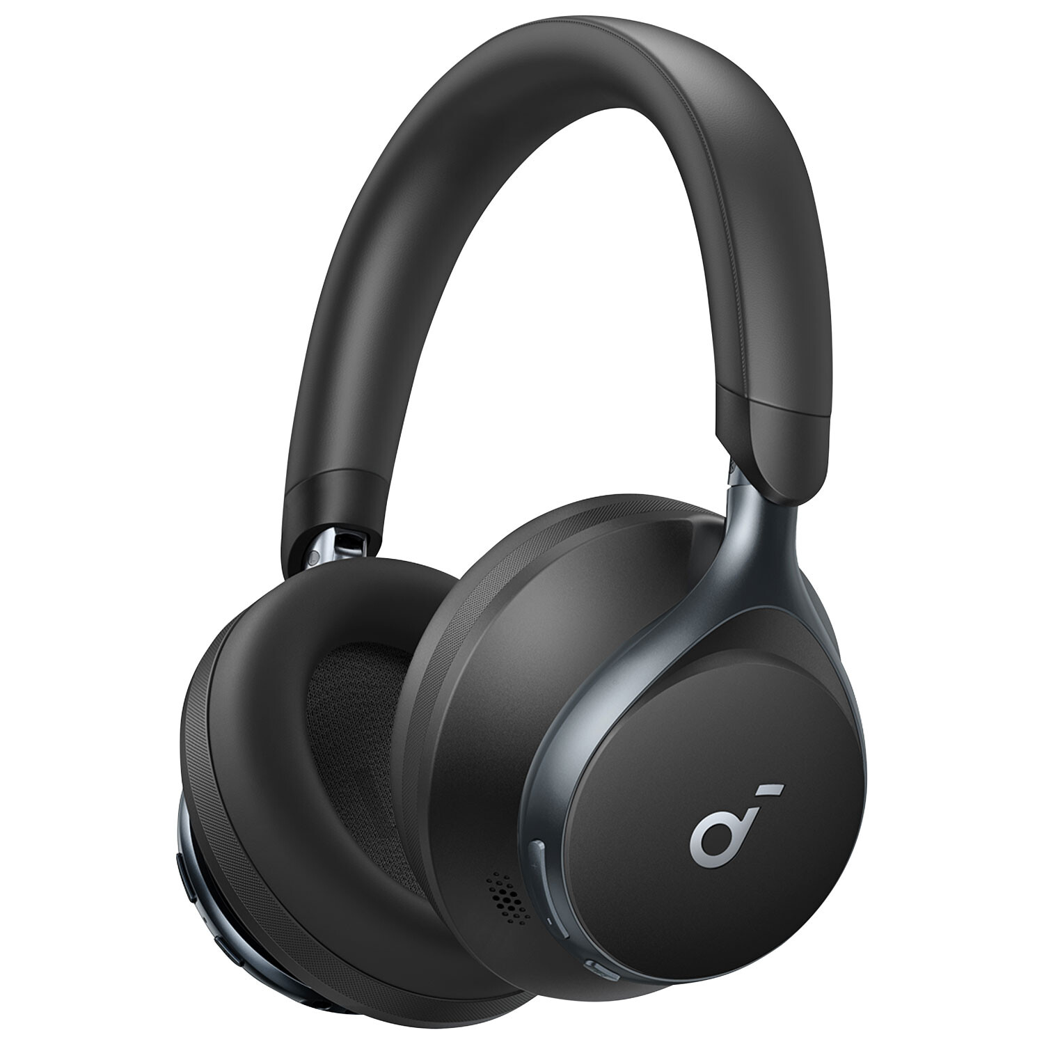 Soundcore Space One over-ear headphones in jet black, official retailer studio photo on white